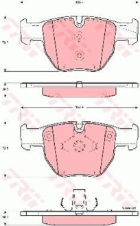 Гальмівні колодки TRW GDB1526
