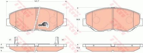 Гальмівні колодки TRW GDB3325