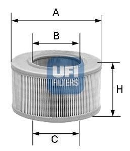 Повітряний фільтр UFI 2735400