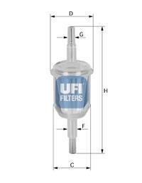 Топливный фильтр UFI 31.027.00