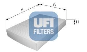 Фільтр салону UFI 53.002.00