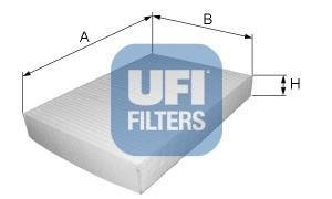 Фiльтр салону UFI 53.034.00