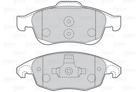 Комплект тормозных колодок Valeo 301997