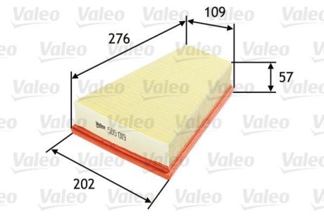 Фильтр воздушный Valeo 585019