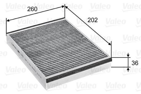 Фильтр салона Valeo 715757