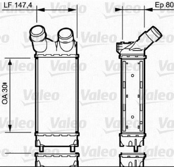 Інтеркулер Valeo 818866