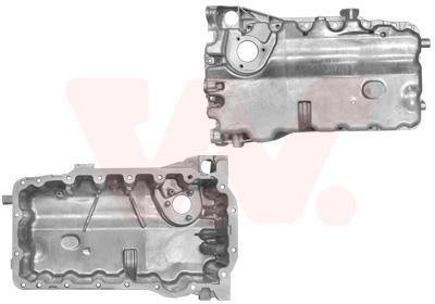 Піддон, масляний картера двигуна VAG 2.0 TFSi +Sensor Hole (вир-во Wan Wezel) Van Wezel 0334070