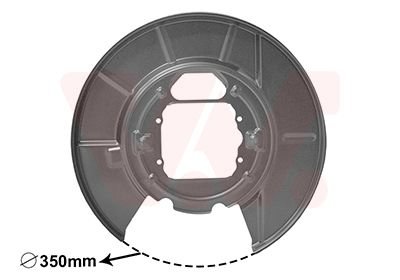 Защита диска тормозного (заднего) (R) BMW X5 (E53) 00-06 Van Wezel 0685374