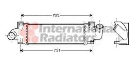 Інтеркулер FOCUS2/FOC C-MAX TDCi 03- (вир-во) Van Wezel 18004366