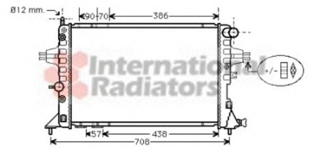 Радіатор (вир-во) Van Wezel 37002329