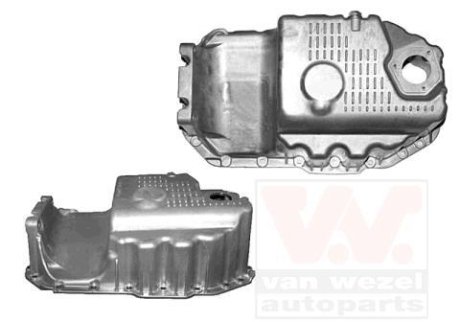 Піддон, масляний картера двигуна VAG 1.4 16v/1.6FSi Trous (вир-во Wan Wezel) Van Wezel 5894072