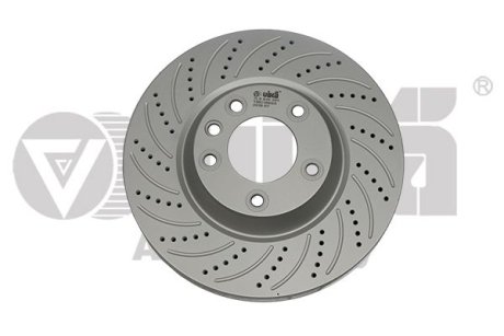 ДИСК ГАЛЬМIВНИЙ ПЕРЕДНIЙ ЛІВИЙ VW Touareg (03-10)/Audi Q7 (07-15) Vika 66151716801