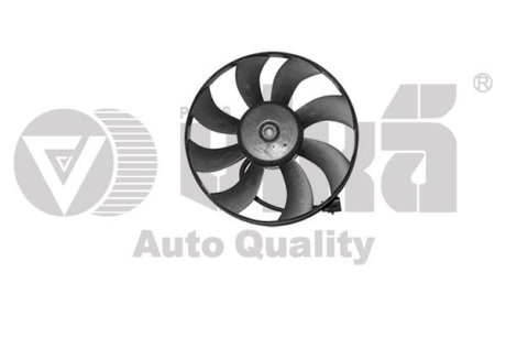 Вентилятор радіатора 100W Skoda Fabia (00-04,05-10), Roomster (06-10)/VW Polo (02-10)/Seat Ibiza (02-05,06-10) Vika 99590015601