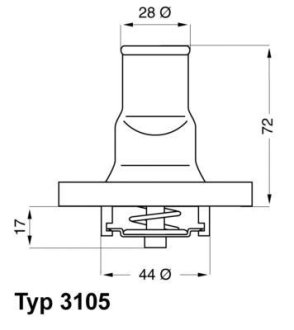 Термостат WAHLER 3105.87D (фото 1)