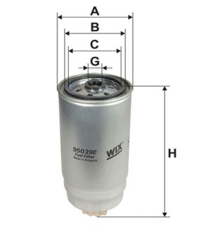 Фільтр палива WIX FILTERS 95039E