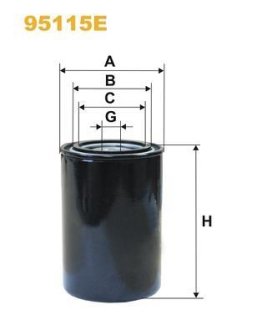 Фільтр паливний WIX FILTERS 95115E