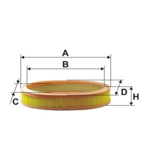 Фильтр воздуха WIX FILTERS WA6005