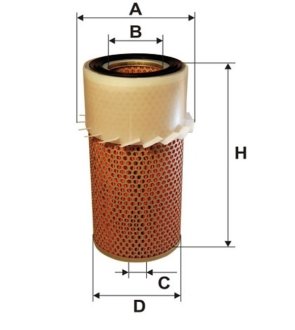 Фільтр повітря WIX FILTERS WA6104