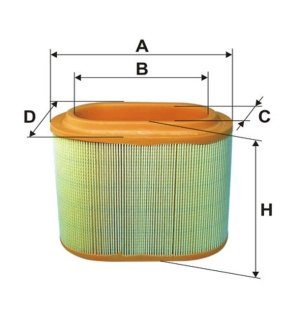 Фильтр воздуха WIX FILTERS WA6570