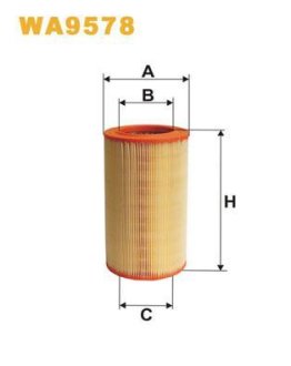 Фільтр повітря WIX FILTERS WA9578