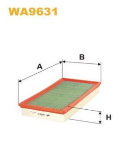 Фільтр повітряний WIX FILTERS WA9631