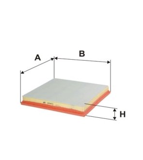 Фільтр повітря WIX FILTERS WA9653