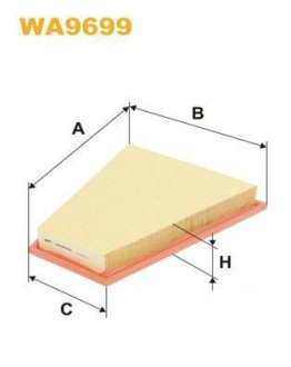 Фильтр воздушный WIX FILTERS WA9699