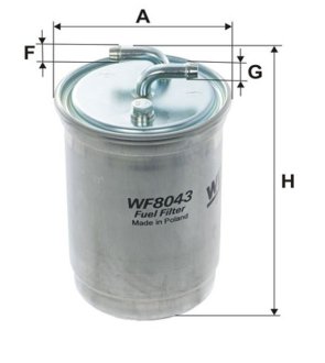 Фільтр палива WIX FILTERS WF8043