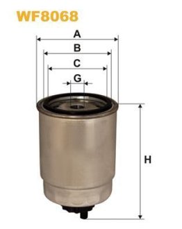 Фільтр паливний WIX FILTERS WF8068