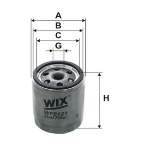 Фільтр палива WIX FILTERS WF8121