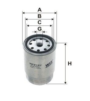 Фильтр топлива WIX FILTERS WF8181