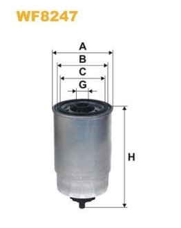 ФІЛЬТР ПАЛИВА WIX FILTERS WF8247