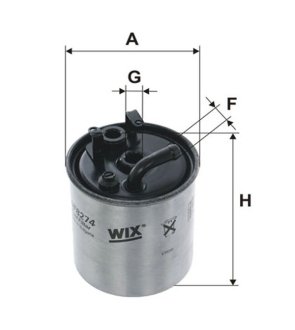 Фильтр топливный Mercedes A (W168), Sprinter I, V (638/2), Vaneo (W414), Vito I (638) WIX WIX FILTERS WF8274