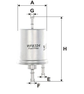 Фільтр паливний Audi A4/A6 1.8T/2.4/4.2 00- WIX FILTERS WF8324