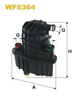 Фільтр паливний WIX FILTERS WF8364