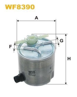 Фільтр паливний WIX FILTERS WF8390