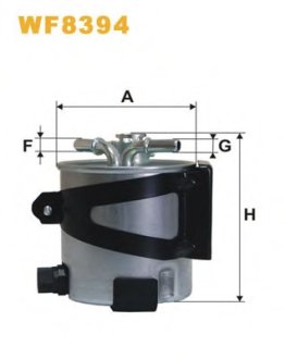 Фільтр палива WIX FILTERS WF8394