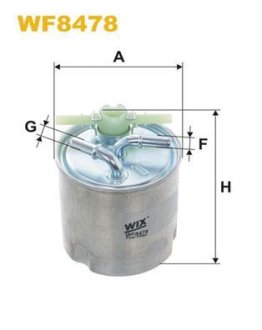 Фільтр паливний WIX FILTERS WF8478