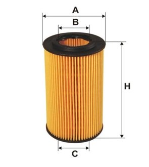 Фильтр масляный BMW 3 (E46), 5 (E39) B=31.5, С=31.5, H=115 WIX WIX FILTERS WL7236