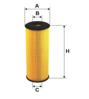 Фильтр масляный Mercedes C (W202/W203), CLK (C208), E (W124/W210), G (W461 WIX WIX FILTERS WL7304