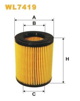 Фільтр оливний WIX FILTERS WL7419