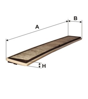 Фильтр салона (угольный) BMW Serie 3 (E46), Serie X3 (E83) WIX WIX FILTERS WP9003
