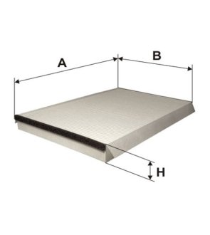 Фильтр салона MB Sprinter, VW Crafter 06- (A=362, B=241, H=35) WIX WIX FILTERS WP9330