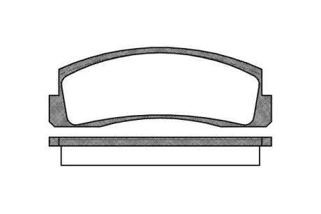 Тормозные колодки пер. Niva (76-21) WOKING P0033.00