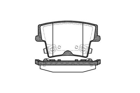 Колодки гальмівні WOKING P10273.08