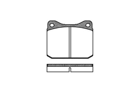 Тормозные колодки пер. LT 28 -96 WOKING P1103.00