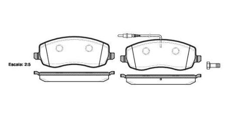 Колодки гальмівні WOKING P12933.02