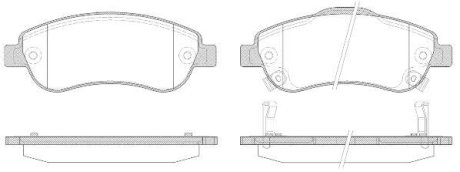 Колодки тормозные диск. перед. (Remsa) Honda Cr-v iii 2.0 06-,Honda Cr-v iii 2.2 06- WOKING P13893.02