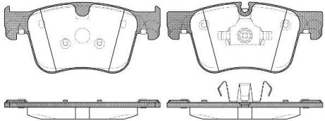 Колодки тормозные диск. перед. (Remsa) PSA C4 Picasso, Grand Picasso 13> / 308 II WOKING P14603.00