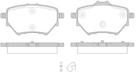 Колодки гальмівні WOKING P14623.00